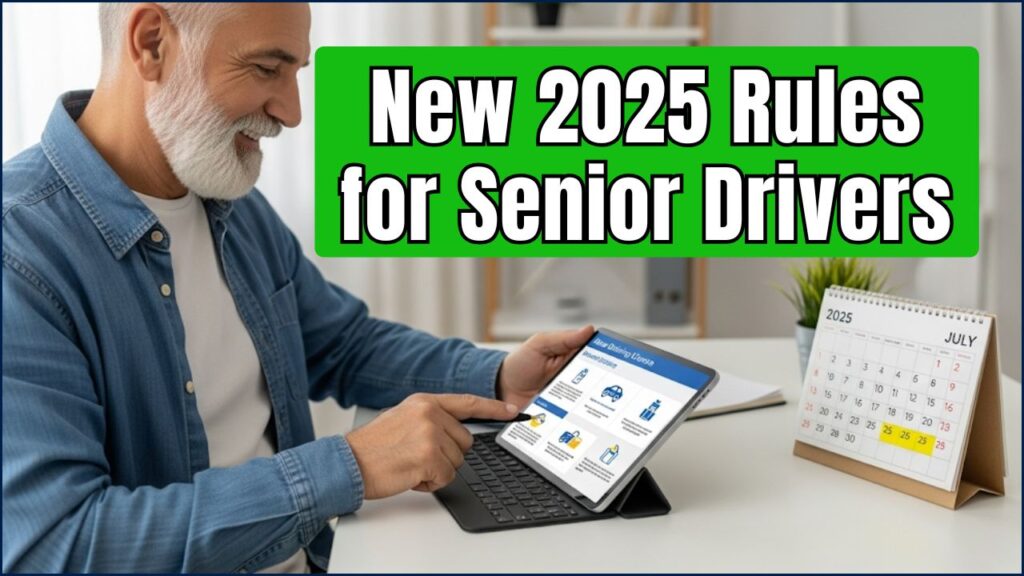 New 2025 Rules for Senior Drivers: What You Must Do Before July to Keep Your License 1 New 2025 Rules for Senior Drivers