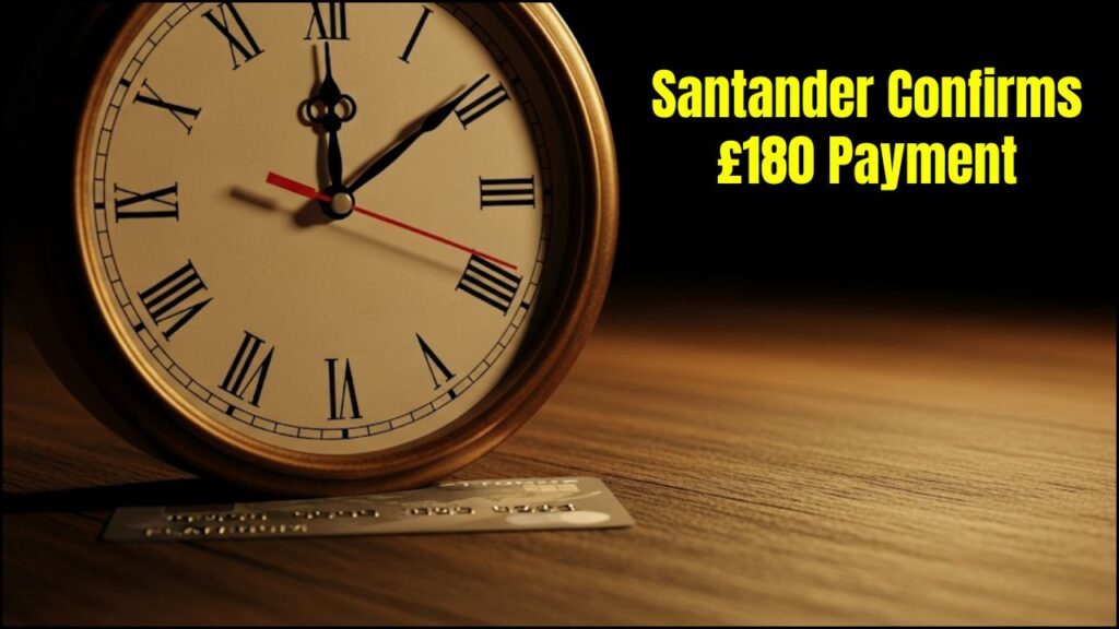Santander Confirms £180 Payment