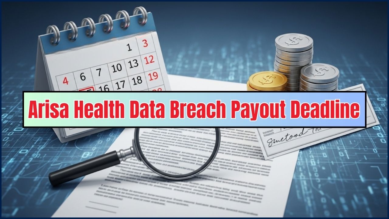 Arisa Health Data Breach Payout Deadline