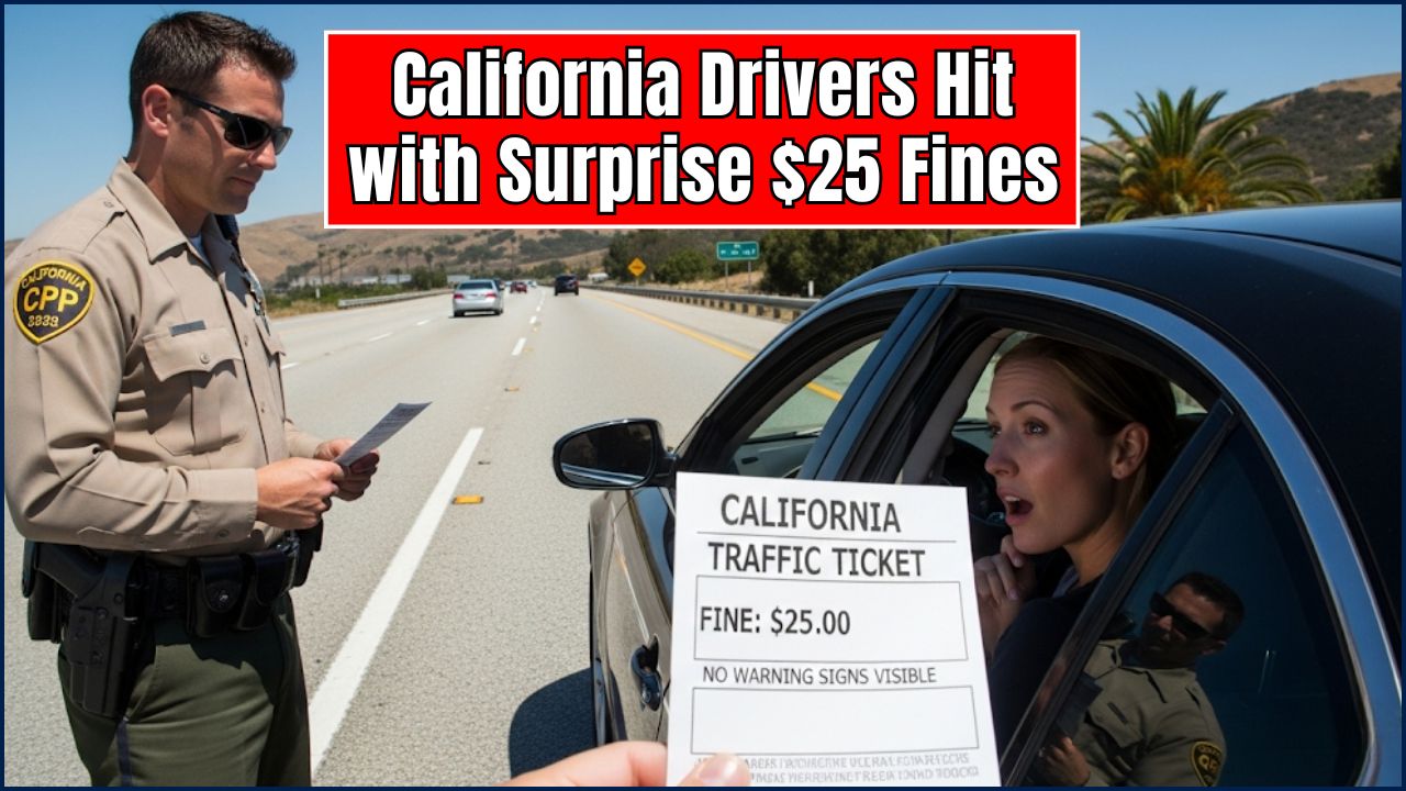 California Drivers Hit with Surprise $25 Fines