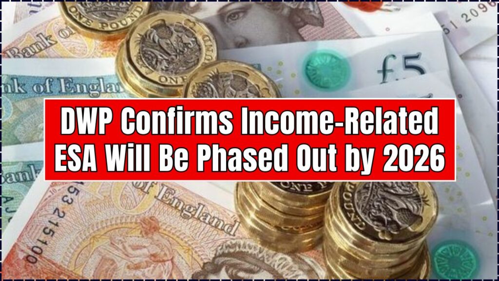 DWP Confirms Income-Related ESA Will Be Phased Out by 2026—What It Means for Claimants 1 DWP Confirms Income-Related ESA