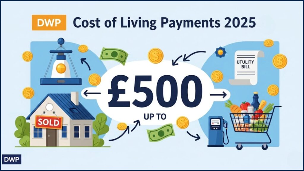 DWP Cost of Living Payments 2025—How to Get Up to £500 1 DWP Cost of Living Payments 2025
