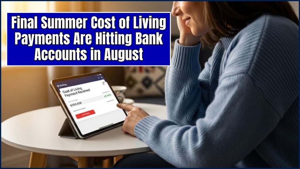Final Summer Cost of Living Payments Are Hitting Bank Accounts in August—Is Yours Included? 1 Final Summer Cost of Living Payments
