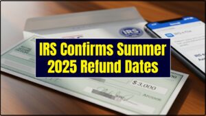 IRS Confirms Summer 2025 Refund Dates