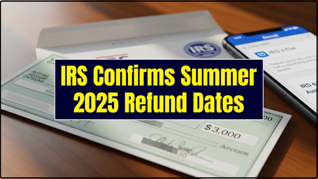 IRS Confirms Summer 2025 Refund Dates