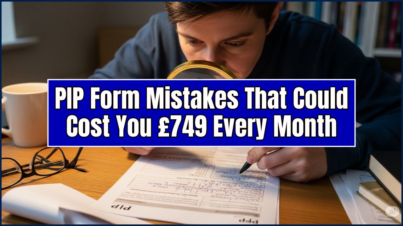 PIP Form Mistakes That Could Cost You £749 Every Month