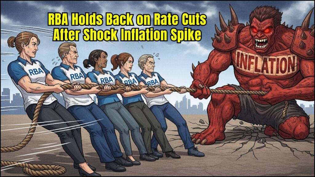 RBA Holds Back on Rate Cuts After Shock Inflation Spike—Is Relief Off the Table? 1 RBA Holds Back on Rate Cuts After Shock Inflation Spike