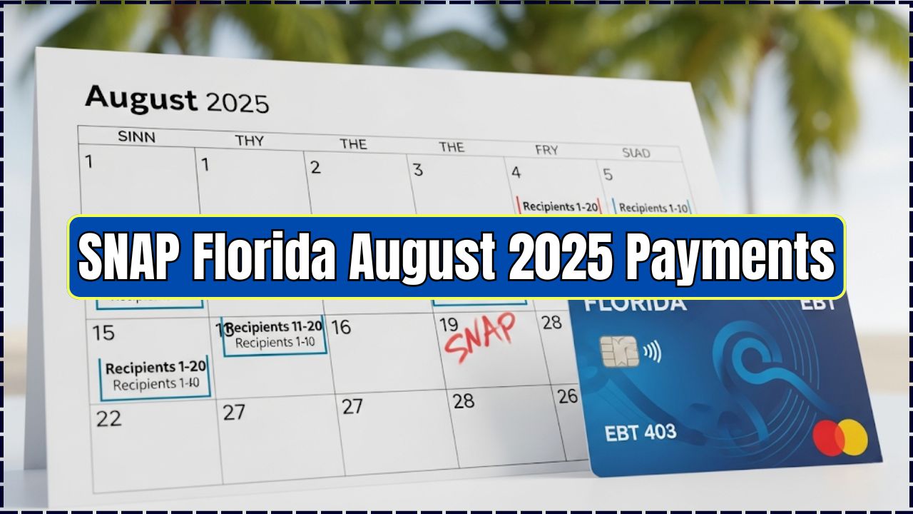 SNAP Florida August 2025 Payments