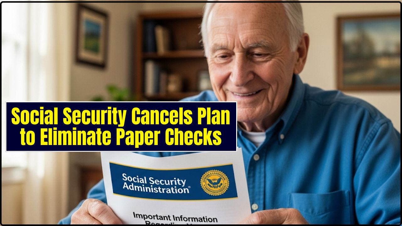 Social Security Cancels Plan to Eliminate Paper Checks