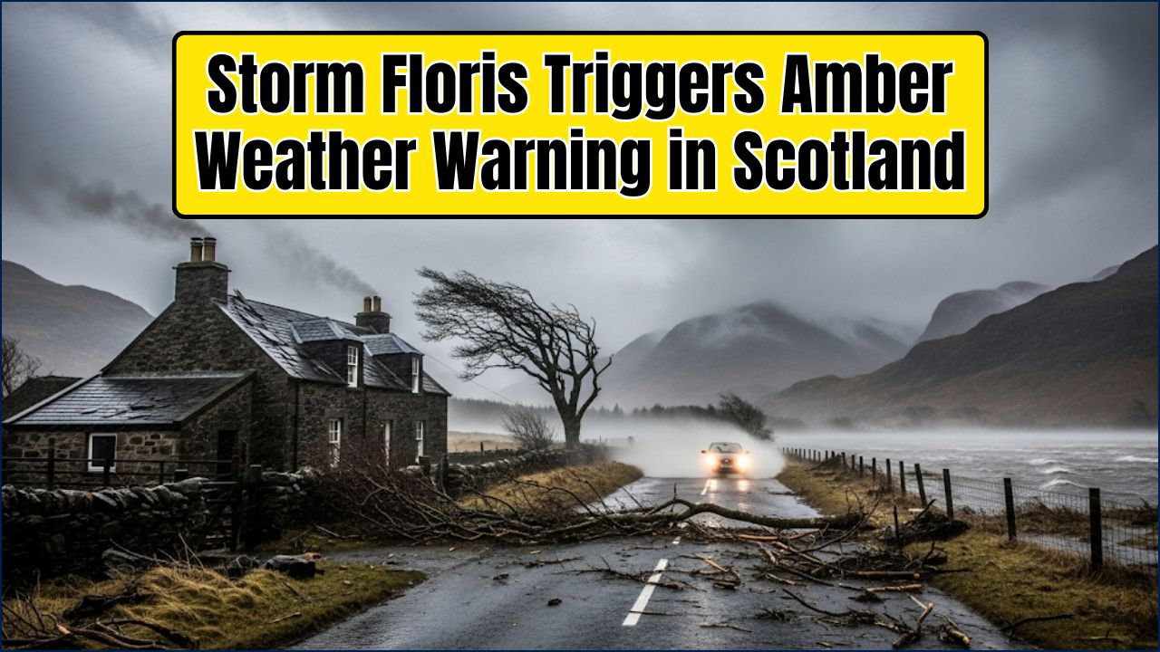 Storm Floris Triggers Amber Weather Warning in Scotland