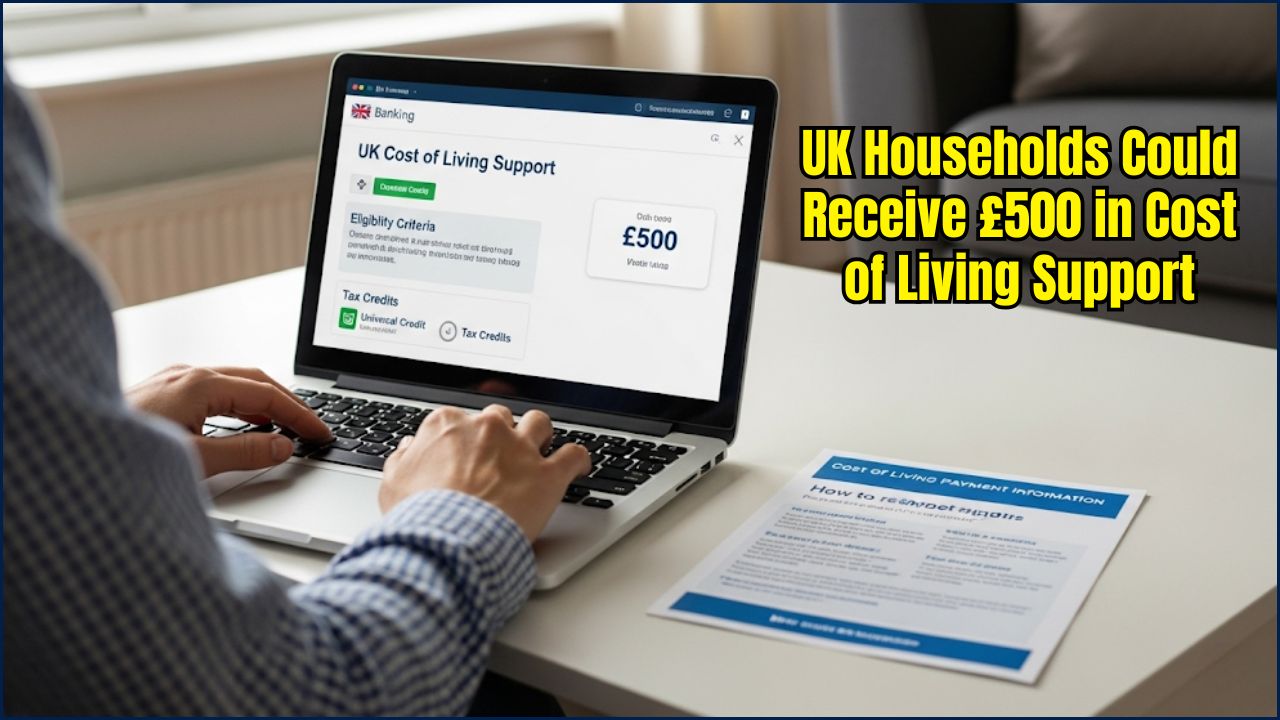 UK Households Could Receive £500 in Cost of Living Support