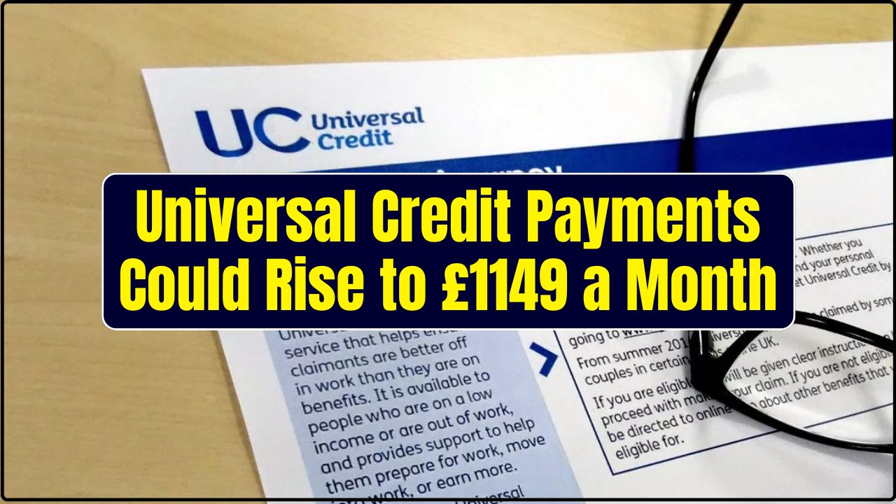 Universal Credit Payments Could Rise to £1149 a Month